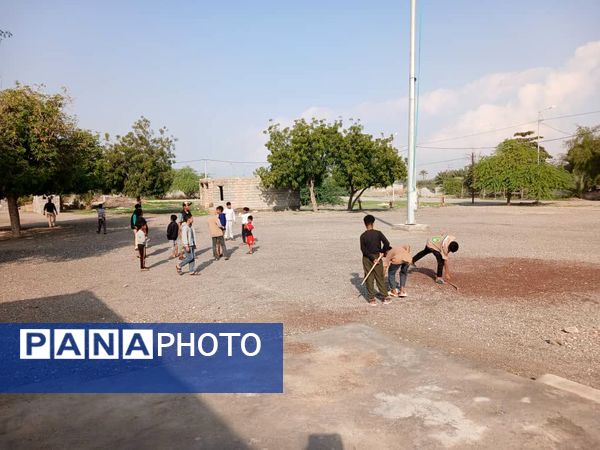 بازی‌‌‌های بومی و محلی در روستای میرعوضی شهر شمیل بندرعباس 