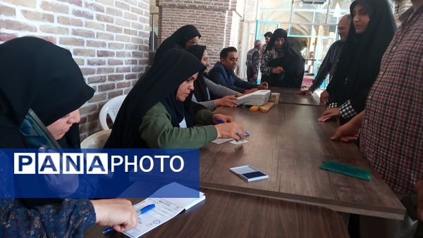 حضور پرشور مردم در انتخابات ریاست‌جمهوری شهرستان نیشابور