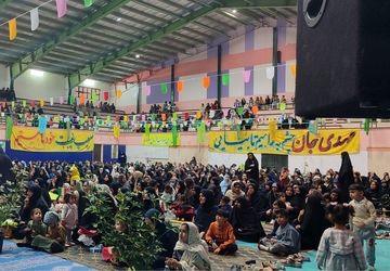 جشن میلاد حضرت ولی‌عصر (عج) در منوجان 