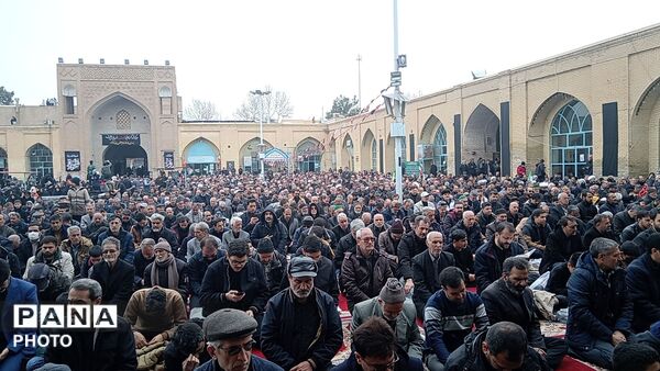 حضور پرشور مردم انقلابی شهرستان نیشابور در نماز جمعه روز جهانی قدس 