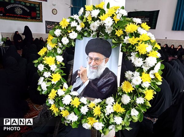 حضور پرشور و پر رنگ فرهنگیان جاجرم  در عزای رهبر شهید 
