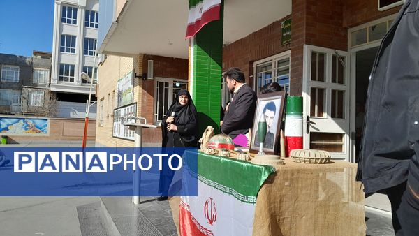 حضور خواهر شهید و راوی جنگ در مدرسه ابوریحان بیرونی 