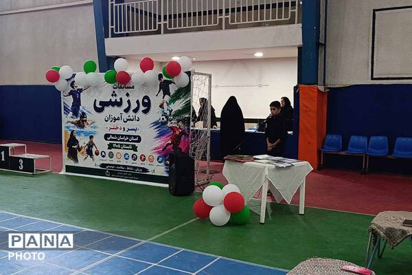 شور و نشاط ورزشی دانش‌آموزان دختران خراسان شمالی در قاب اختتامیه تابستانی