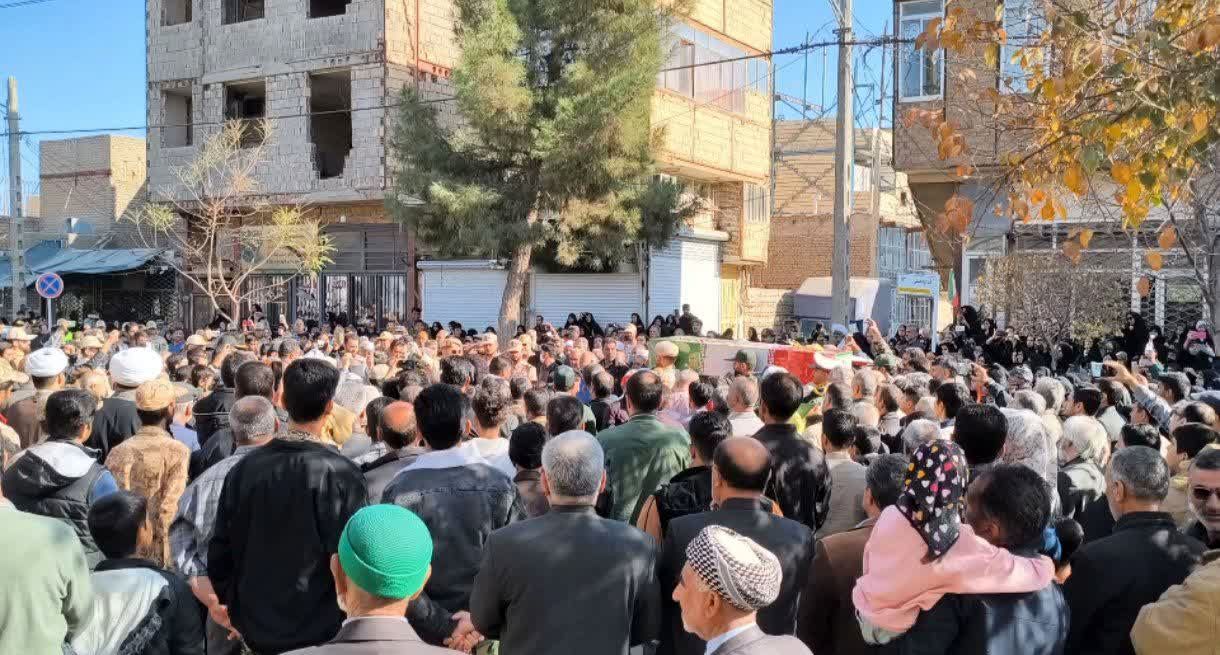  بدرقه باشکوه شهید خوشنام دفاع مقدس در سرخس