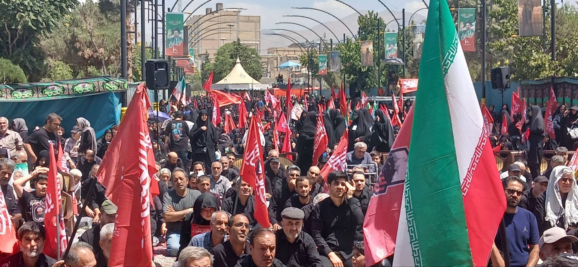 کرج میزبان هزاران دلداده در مراسم جاماندگان اربعین 