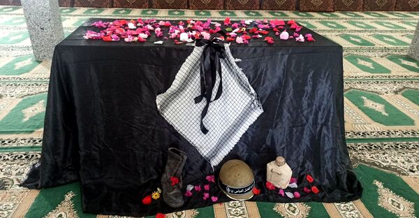 شهید گمنام مهمان مردم روستای رضوان شد