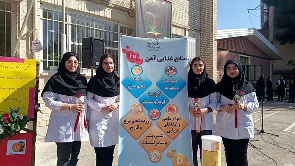 افتتاحیه طرح آهن یاری در دبیرستان کوثر فرهنگیان