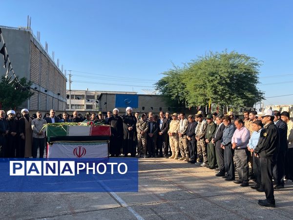 مراسم استقبال و تشییع پیکر پاک شهید گمنام در شهرستان دهلران 