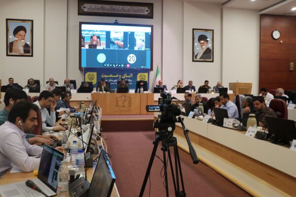 اتاق کنترل وضعیت ستاد انتخابات شهر مشهد در دور دوم انتخابات ریاست جمهوری 