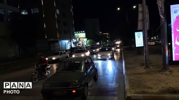  شکوه و اقتدار رژه خودرویی در حسینیه فضل 