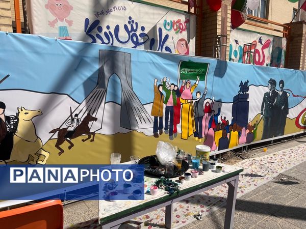 رنگ‌آمیزی دیوارنگاره‌ از ظهور تا مقاومت توسط کودکان و نوجوانان استان چهارمحال و بختیاری