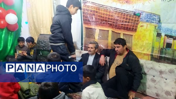 جشن میلاد طفل شش ماهه کربلا در هیئت علی‌اصغری فداف