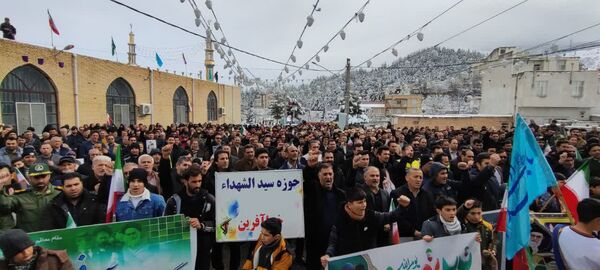 خروش انقلابی مردم شهرستان خداآفرین 