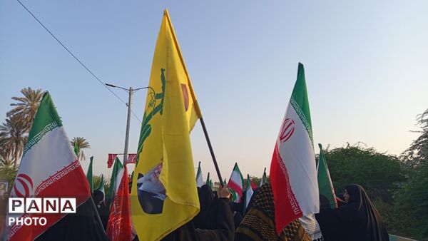 میناب به رنگ ایران؛ اجتماع گسترده «جان‌فدایان ایران»