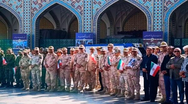 تشییع پیکر مطهر شهید مرزبان سجاد صیامی 