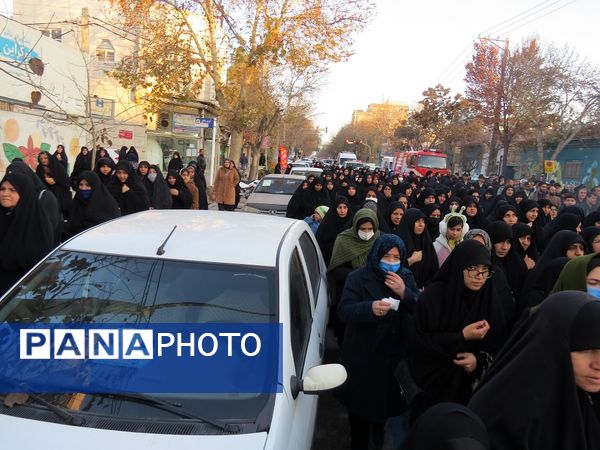 استقبال از شهدای گمنام در شهرستان بجنورد 