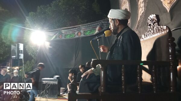 مراسم عزاداری در شب هفتم ماه محرم