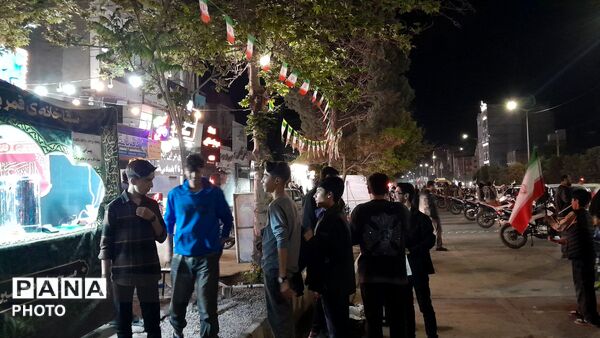 سقاخانه قمر بنی هاشم در پنجاه و سومین شب از اجتماعات مردمی 