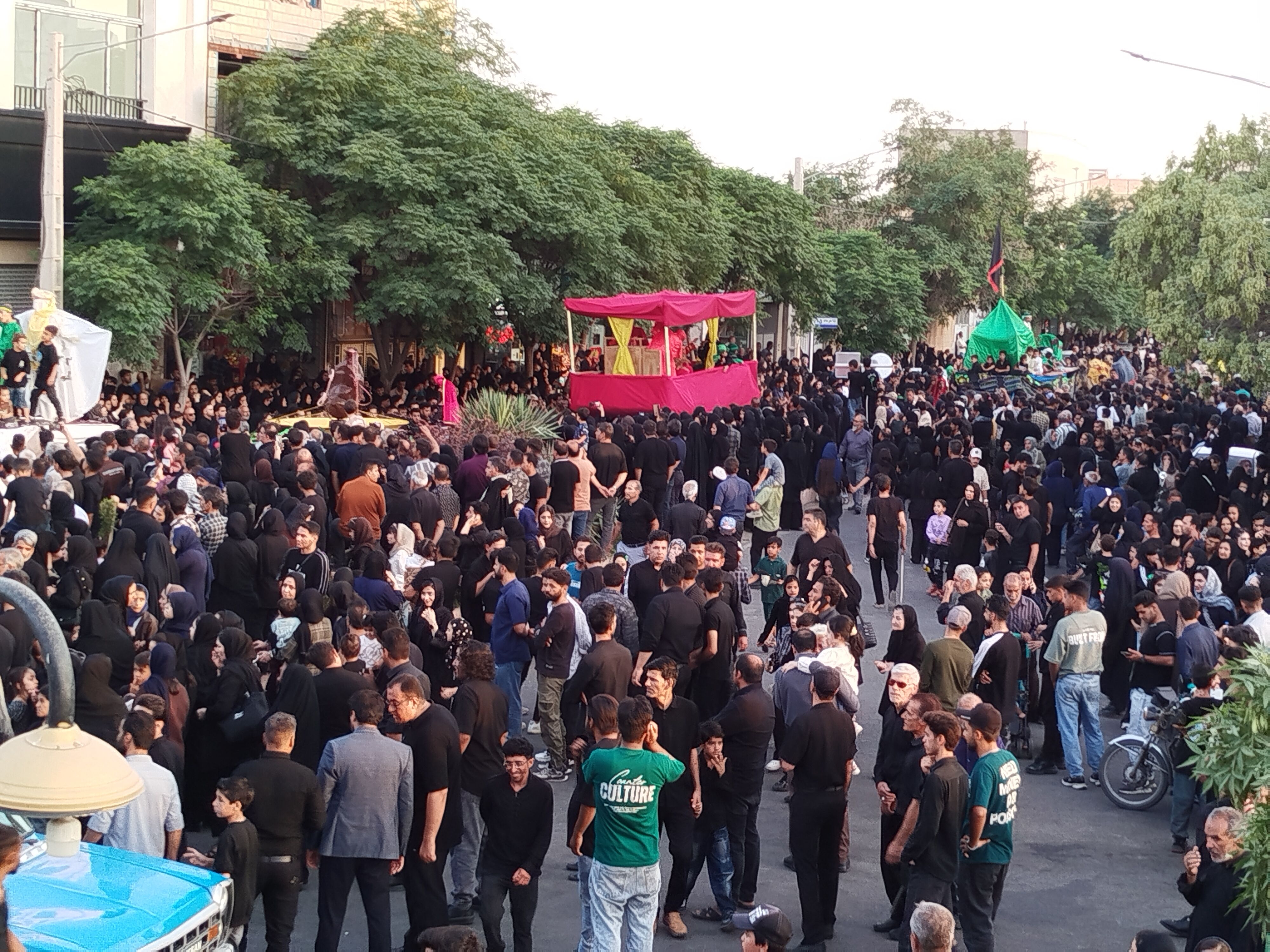آیین “دسته بنی‌اسد” در کاشمر 