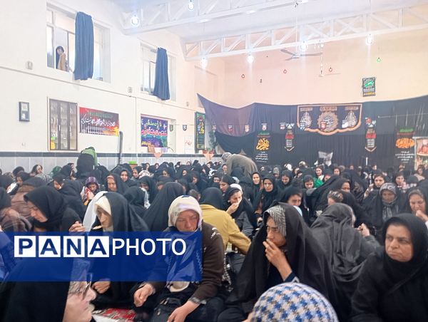 گرامیداشت ایام فاطمیه در شهر تیتکانلو