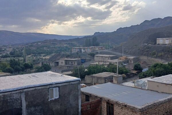 باران شدید در روستای مرزی قَتلیش