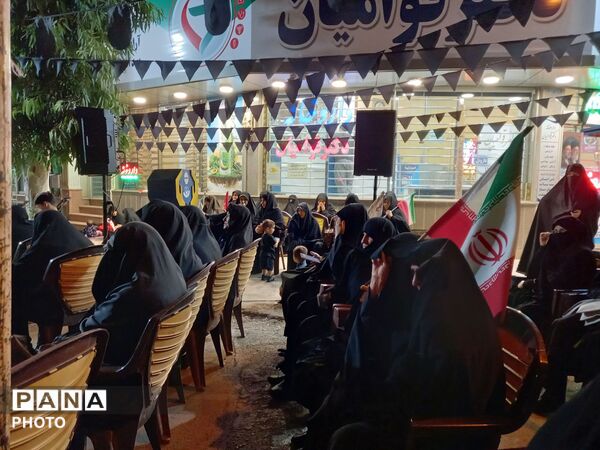 همراهی هیات زینب کبری(س) با کاروان نمادین اسرای کربلا