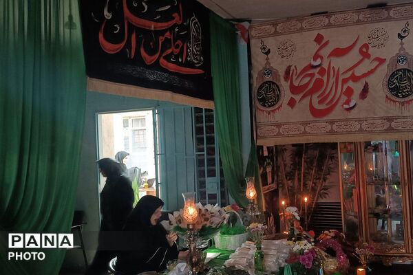 آیین سوگواره «احلی من العسل» در دبستان دخترانه آیت‌الله مرعشی نجفی کهریزک 
