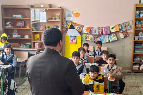 افتتاحیه طرح پژواک در کودکستان‌های قرچک