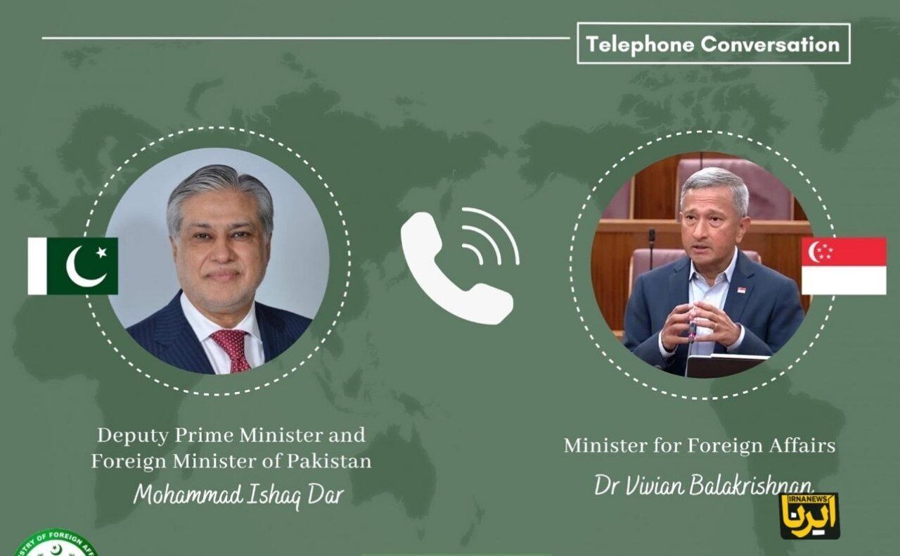 درخواست پاکستان از سنگاپور برای تسهیل بازگشت امن ملوانان ایرانی و پاکستانی
