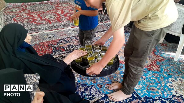 مراسم باشکوه عید غدیر، در امام زاده احمد محمود نظرآباد 