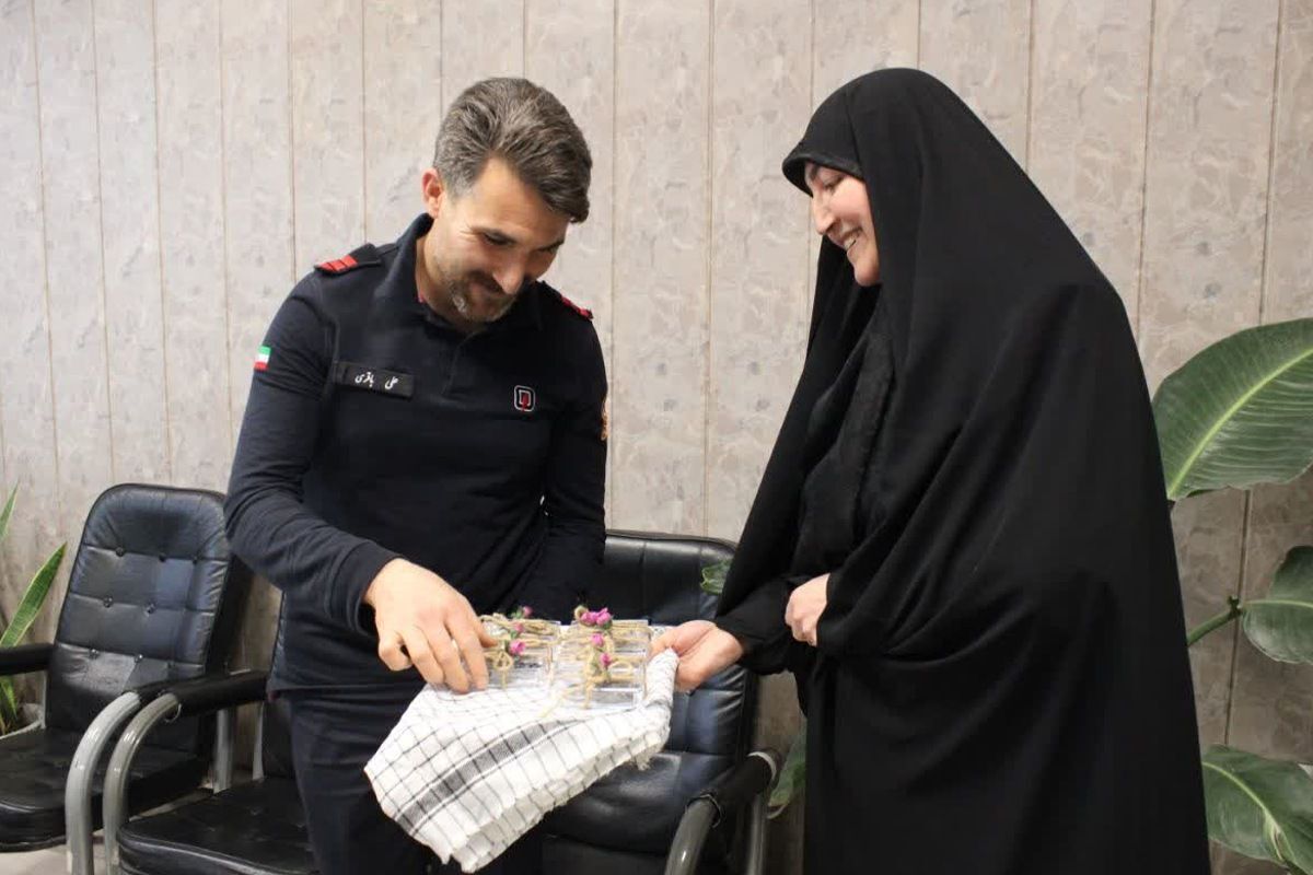 تقدیر و تشکر از نیروهای فداکار آتش نشان
