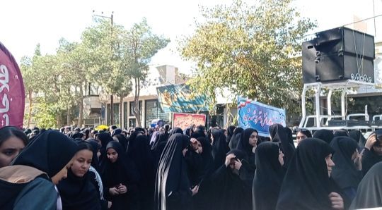  راهپیمایی سیزده آبان در شهرستان خلیل آباد