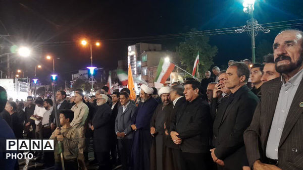 کوهدشت پرچمدار ولایت، اقتدار و صلابت،هفتادوچهارمین قرار شبانه