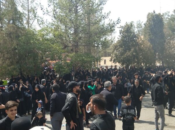 مراسم خیمه سوزان عصر عاشورا در بیرجند 