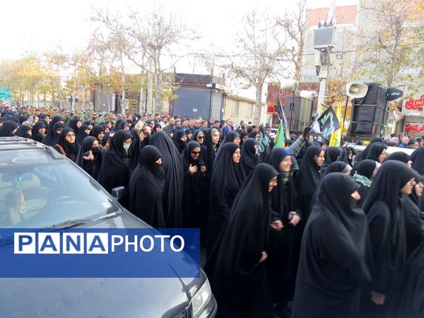 استقبال از شهدای گمنام در شهرستان بجنورد 