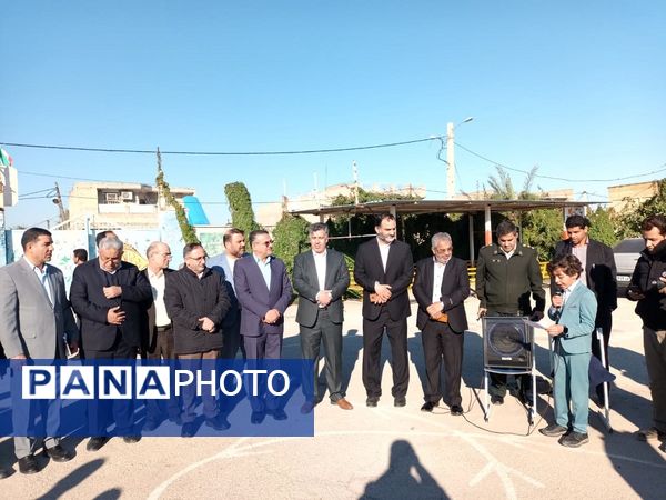 حضور معاون حقوقی و امور مجلس وزیر آموزش و پرورش در سوسنگرد