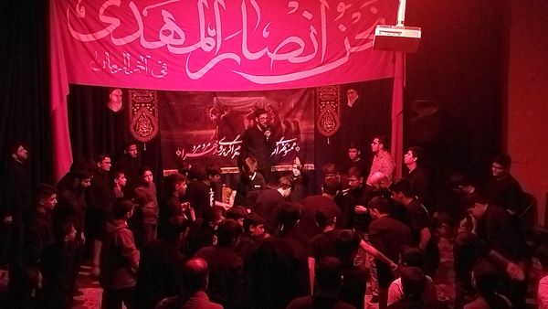 مراسم دهه فاطمیه در هیئت انصار المهدی نیشابور 