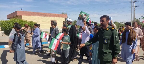 راهپیمایی روز قدس در قلعه‌گنج
