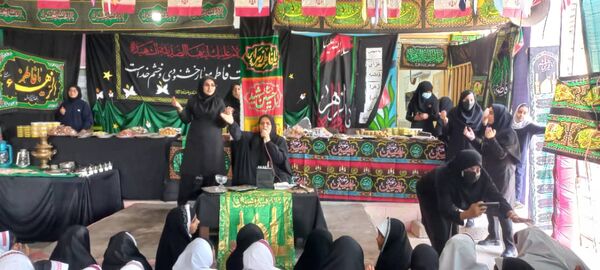 سوگواره فاطمی در دبستان شهید تنیده بندرعباس