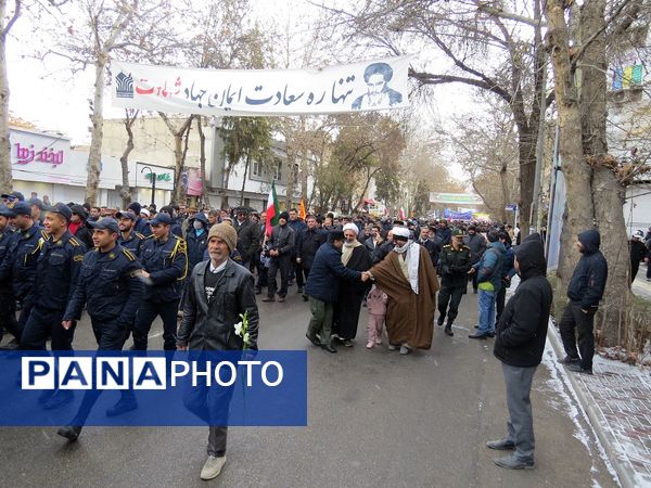 راهپیمایی باشکوه ۲۲ بهمن ماه شهرستان بجنورد 
