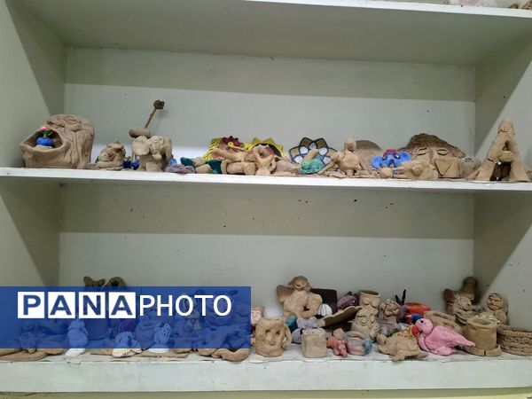 کارگاه سفالگری در کانون پرورش فکری کودکان و نوجوانان شماره ۴ خراسان رضوی 