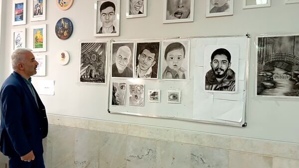 آیین افتتاحیه نمایشگاه «اقتصاد مقاومتی و صنایع دستی هنرجویان شهرستان بن»