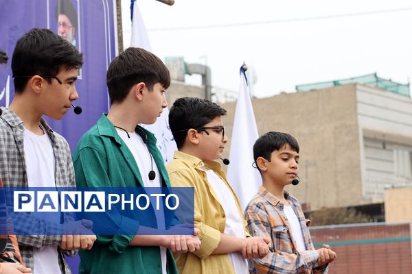 آیین افتتاحیه مدرسه امام حسن(ع) منطقه کهریزک 