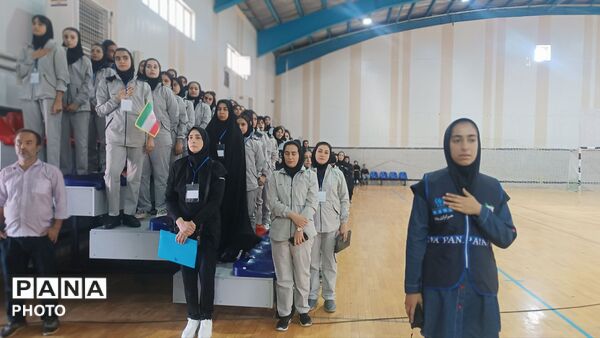 مراسم افتتاحیه مسابقات هندبال و بسکتبال دانش‌آموزی دختر در سمنان