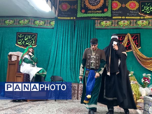 تعزیه‌خوانی تاسوعا در حسینیه موسی بن جعفر (ع)