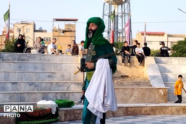 اجرای تعزیه به مناسبت دهه دوم محرم در بهارستان دو