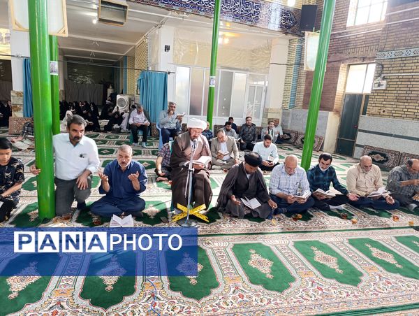 مراسم قرائت دعای ندبه در شهر سفیددشت 