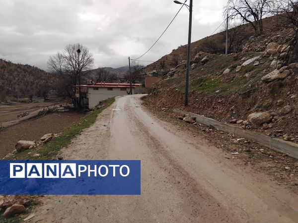 چشم‌انداز میانکوه در باران