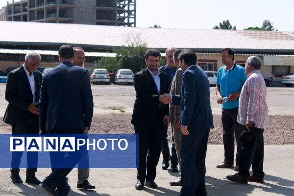 آیین افتتاحیه بزرگترین زمین چمن مصنوعی آموزش و پرورش خراسان رضوی در حاشیه شهر مشهد 