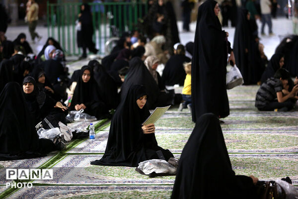 مراسم سالروز شهادت امام جواد(ع) در حرم بانوی کرامت